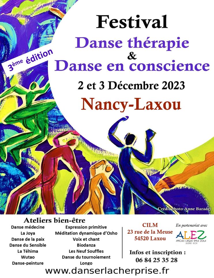 Festival Danse thérapie & Danse en conscience